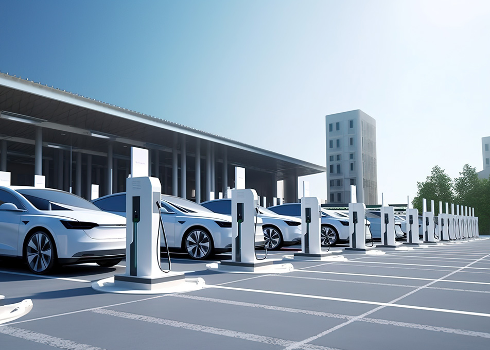 商业区域充电网
